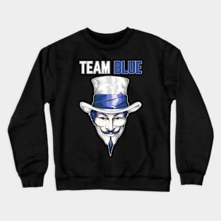 White Hat Pride: Team Blue Hackathon Icon Crewneck Sweatshirt